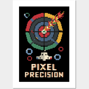 PIXEL PRECISION Posters and Art